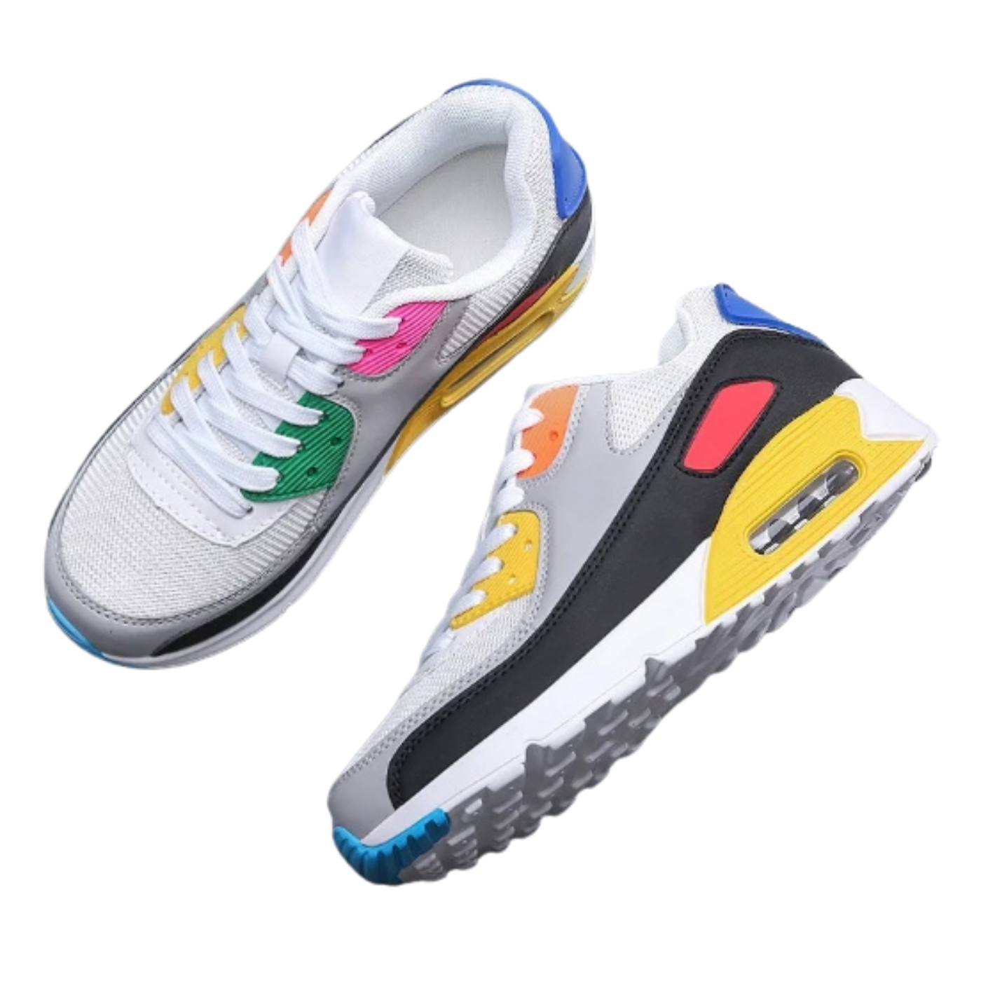 Sneakers med luftkudde – löpning och vardag i mesh