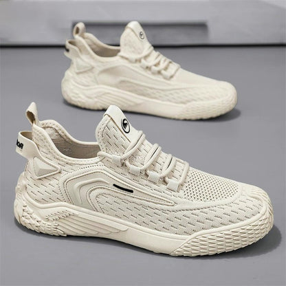 Luftiga sportskor för män – lätta sneakers med snörning