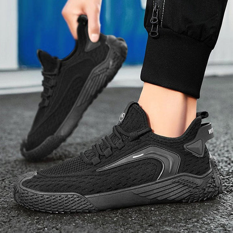 Luftiga sportskor för män – lätta sneakers med snörning