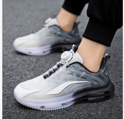 Herrsneakers med vridspänne – luftiga, bekväma och med dämpande sula som ger extra höjd