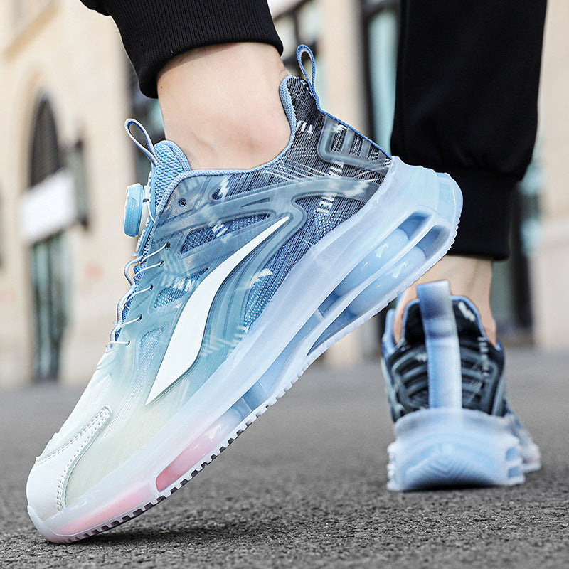 Herrsneakers med vridspänne – luftiga, bekväma och med dämpande sula som ger extra höjd