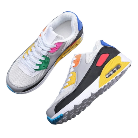 Sneakers med luftkudde – löpning och vardag i mesh